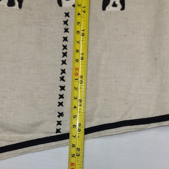 New directions unique Cream and black Giraffe Embroidered Vest - Picture 9 of 9